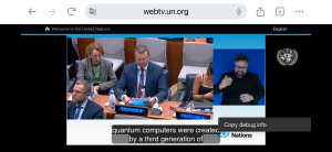 Oleg Curbatov au 11thSTI Forum ONU UN New York